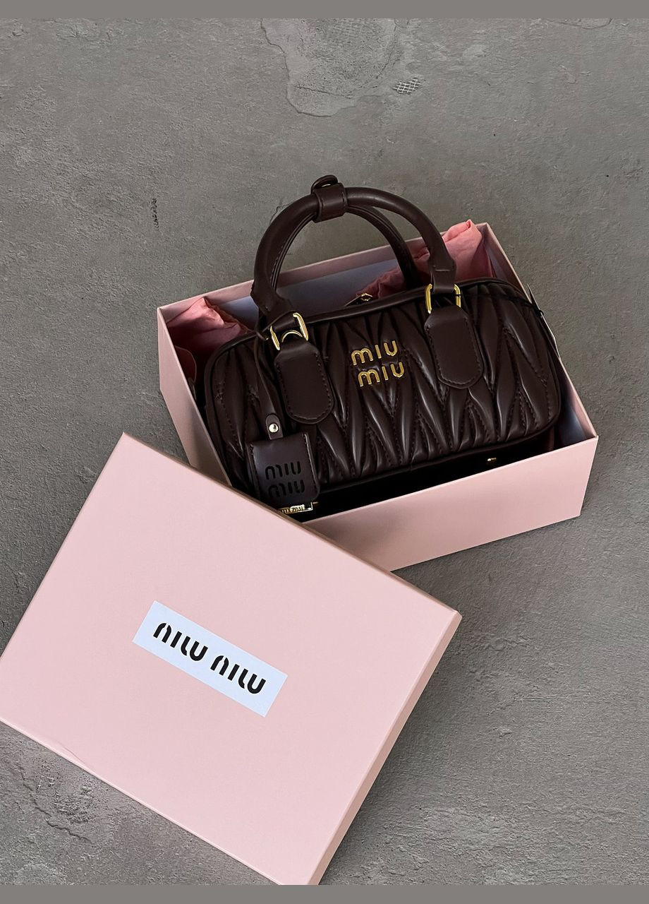 Сумка женская шоколадный кросс боди No Brand (322464571)