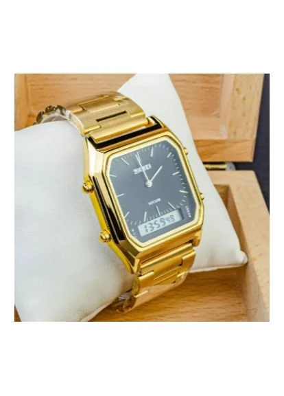 Годинник наручний 1220GDBK Gold Black Skmei (378264006)