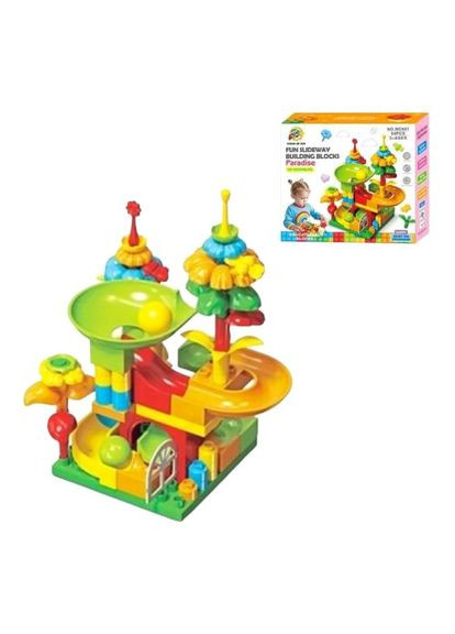 Конструктор трек с шариками 64 CHAO QI XIA игрушка для детей развивающий игровой набор для мальчиков и девочек ProDobro (367092707)