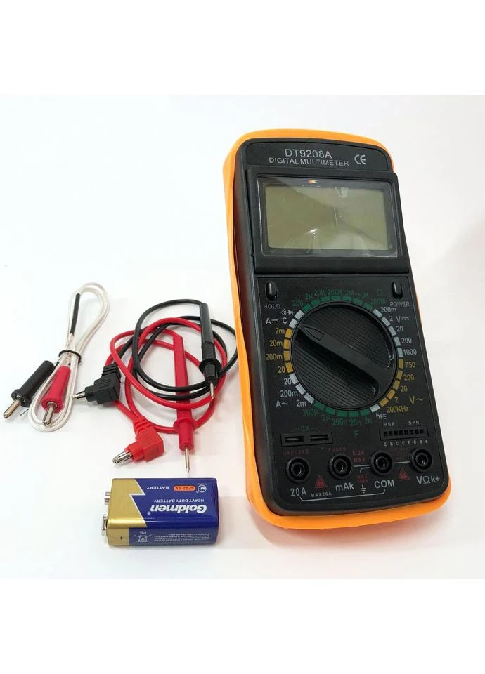 Мультиметр цифровий DT-9208A універсальний, мультиметр для дому, гарний мультиметр Digital (378305900)