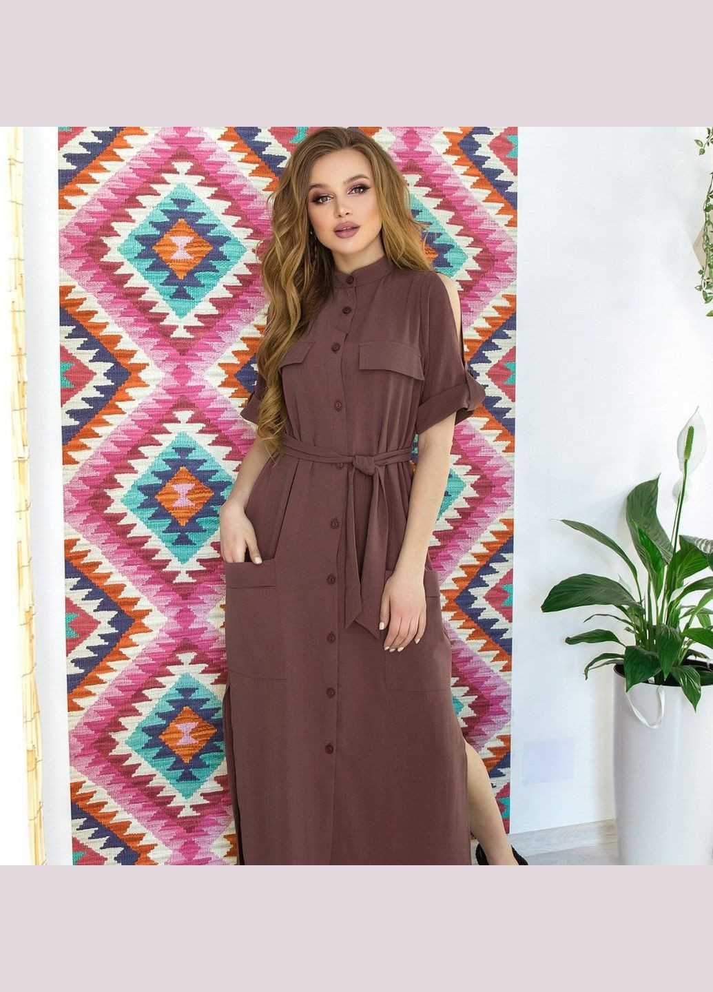 Темно-вишнева сукня Liton