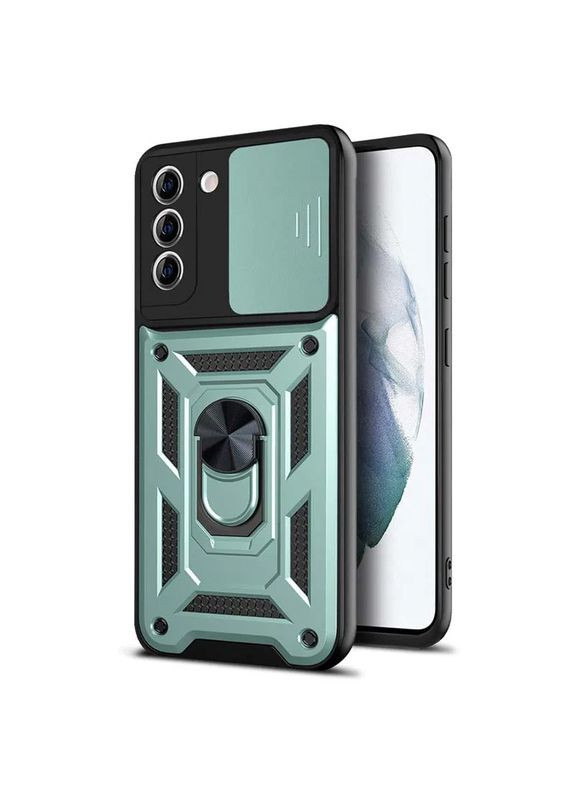 Ударопрочный чехол Camshield Serge Ring для Samsung Galaxy S21+ Green No Brand (340063680)