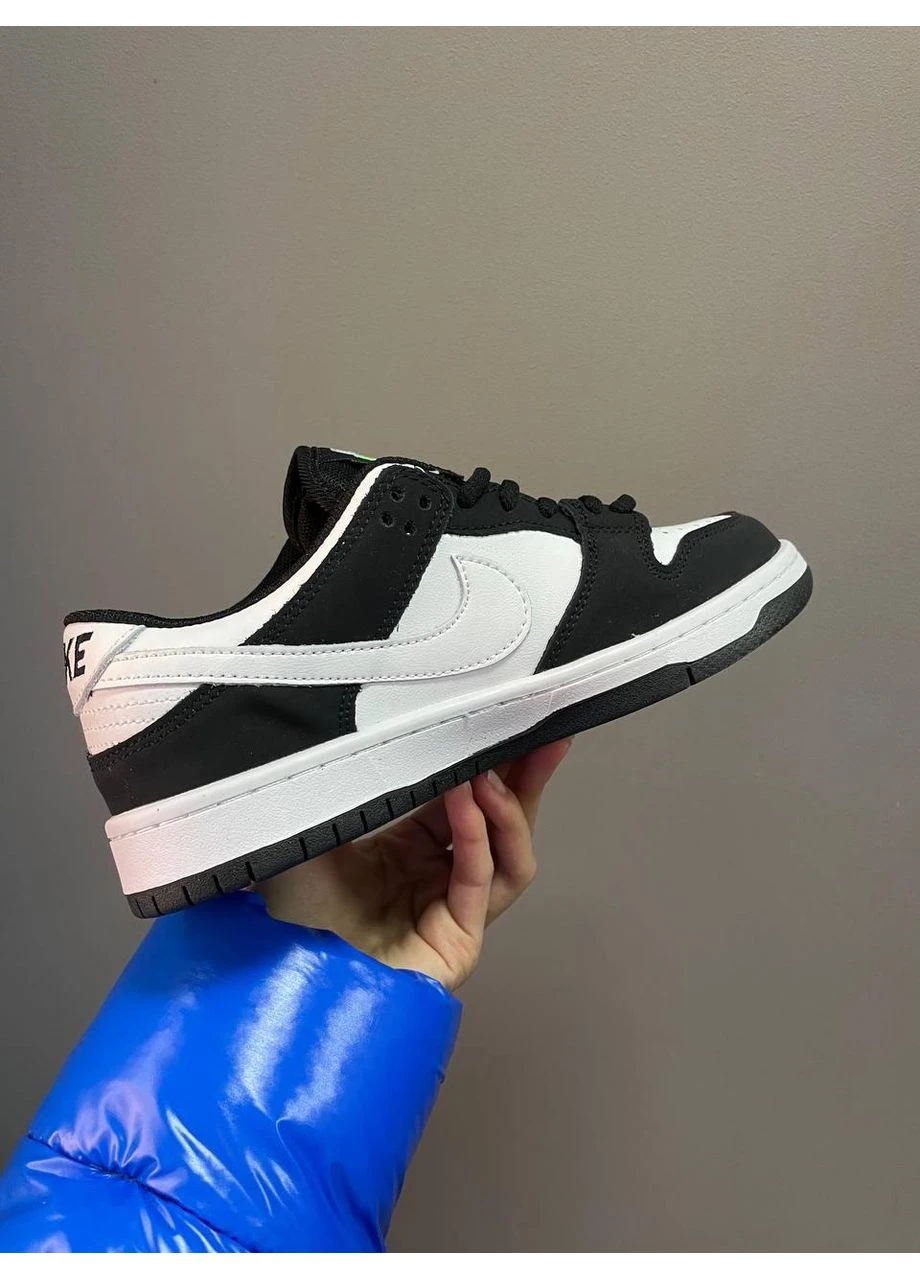 Білі літні кросівки nike sb dunk low retro white black найк сб данк No Brand