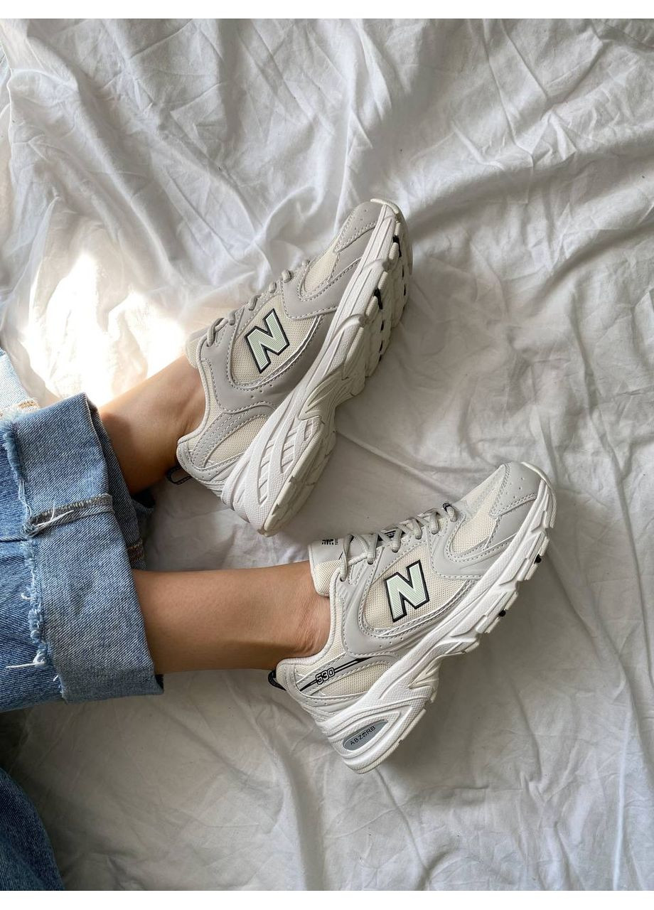 Кроссовки женские New Balance 530 Ivory MR530SH Нью Беланс 530 No Brand бежевые демисезоны (366196260)