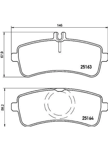 Гальмівні колодки дискові Brembo (364835000)