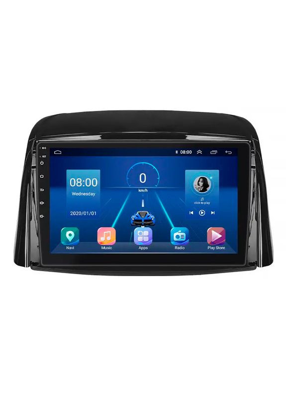 Штатная магнитола для Renault Koleos I Рестайлинг 2 2013-2016 экран 9" 6/128Gb 4G Wi-Fi GPS Top 5шт Lesko (336206402)