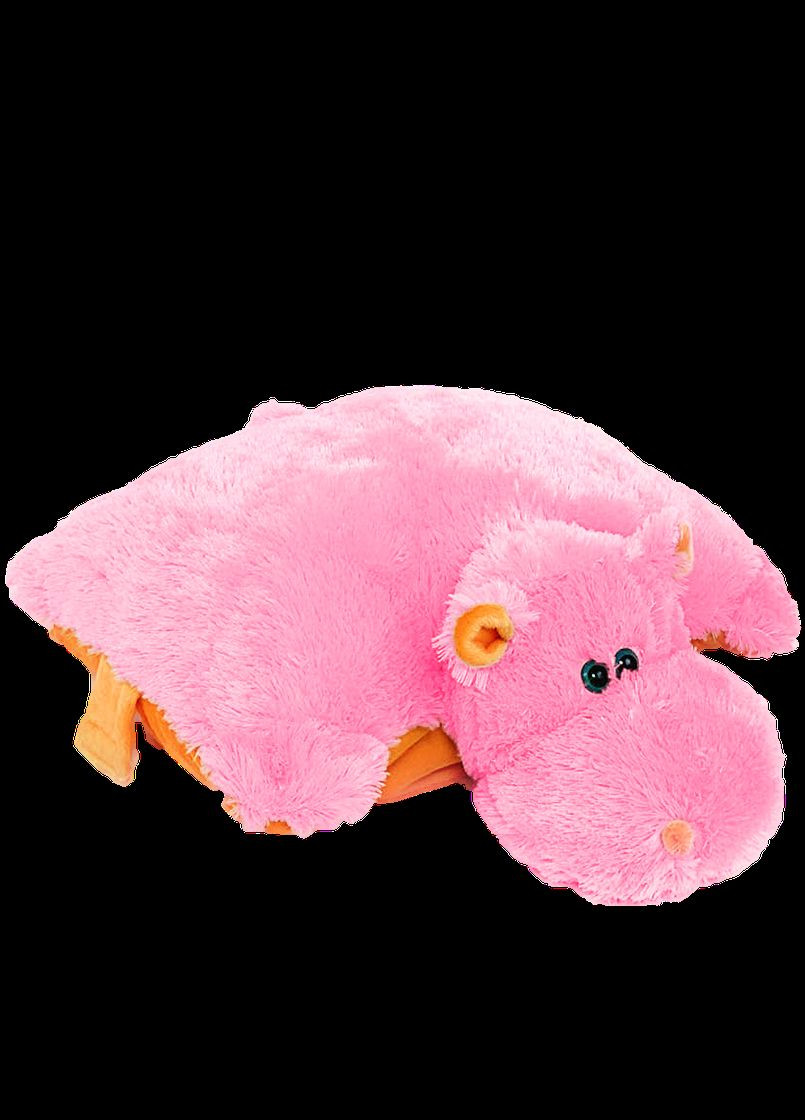 Подушка игрушка Бегемот 55 см (55*50*15 см) розовый Alina (288045196)