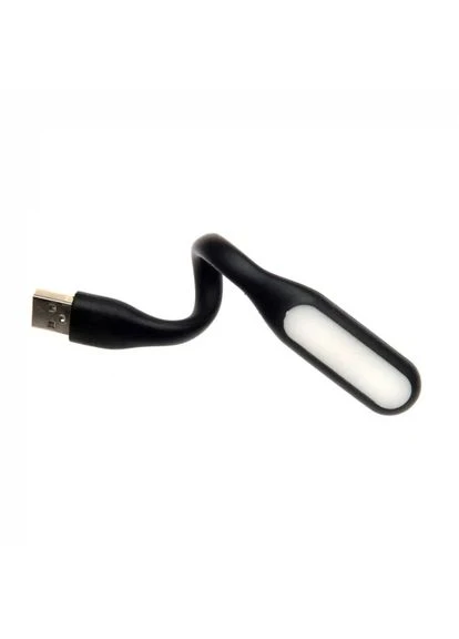USB лампа LED 16,8х1,8 см черная полимерная для ноутбука No Brand (400876468)