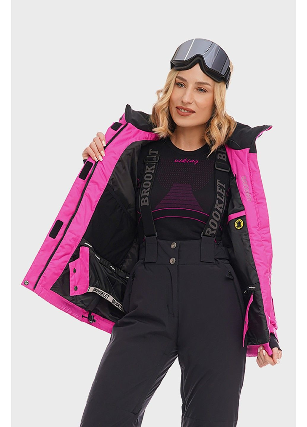 Куртка гірськолижна Lili Royal fuchsia жіноча - 202303BLJ-11 Brooklet (358498009)