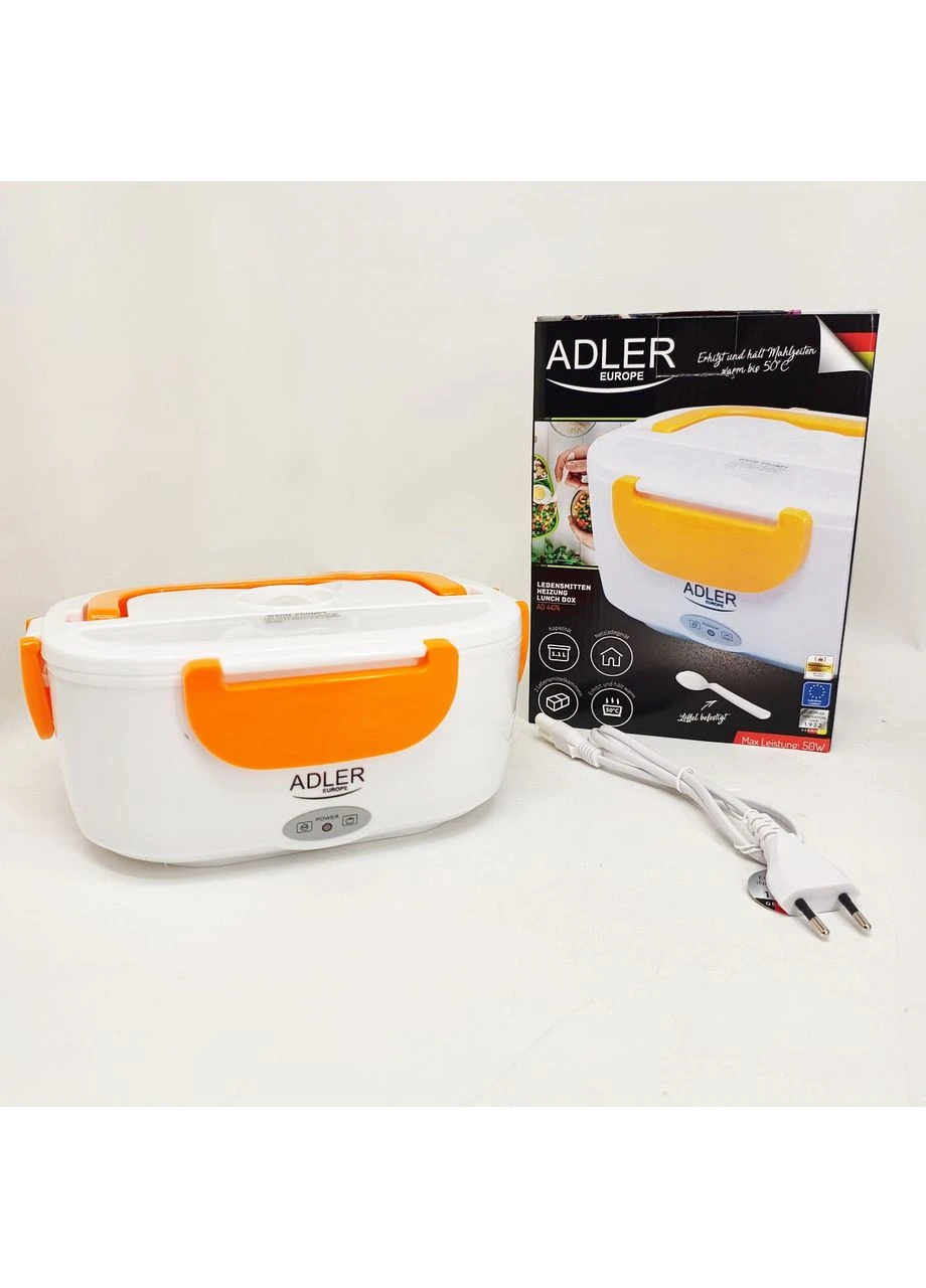 Ланч-бокс с подогревом AD 4474 1.1л Orange Adler (397877630)