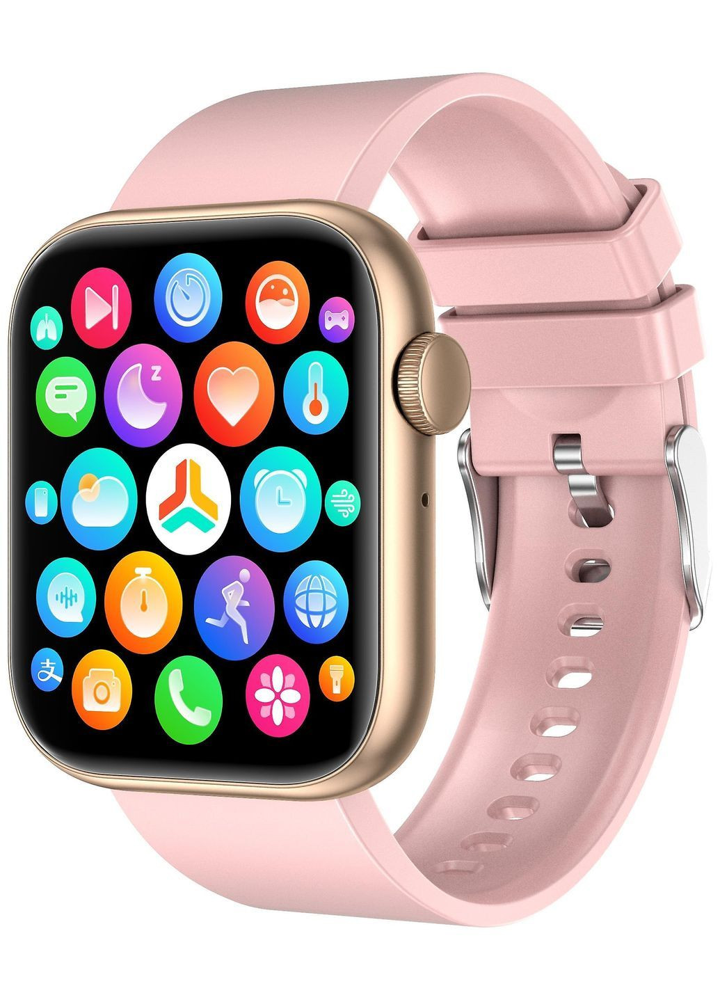 Смарт-часы QX7 c тонометром, пульсоксиметром, температура тела, 2 ремешка Lige (367115833)