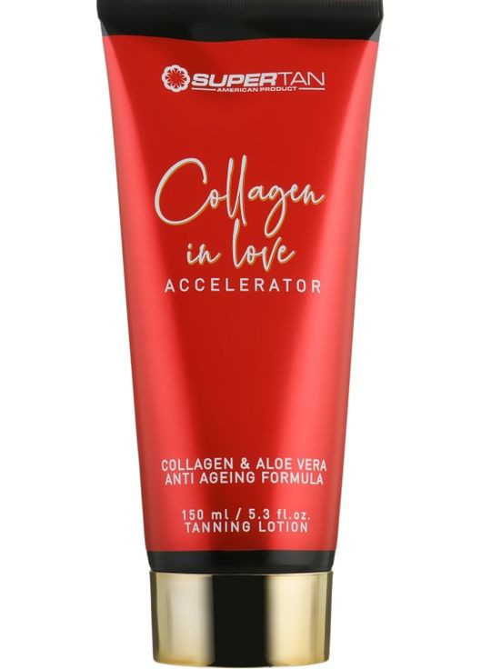 Крем для загара в солярии Collagen In Love Accelerator 150ml (764975-31155477) SuperTan (368619530)