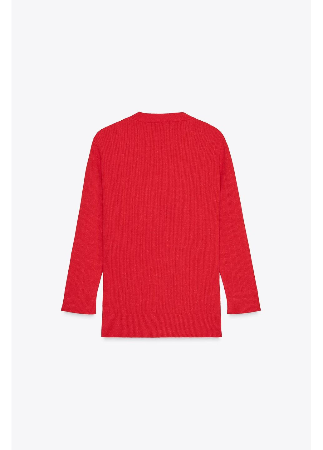 Красный демисезонный кардиган Zara