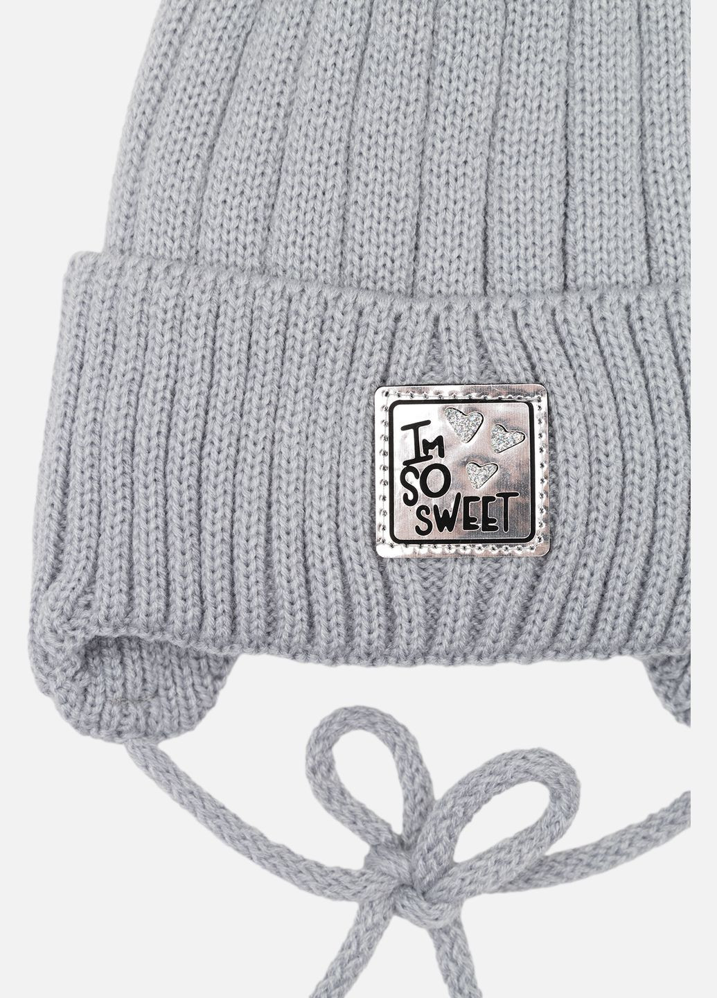 Комплект шапка и снуд для девочки цвет серый CB-00262978 Yuki (319053686)