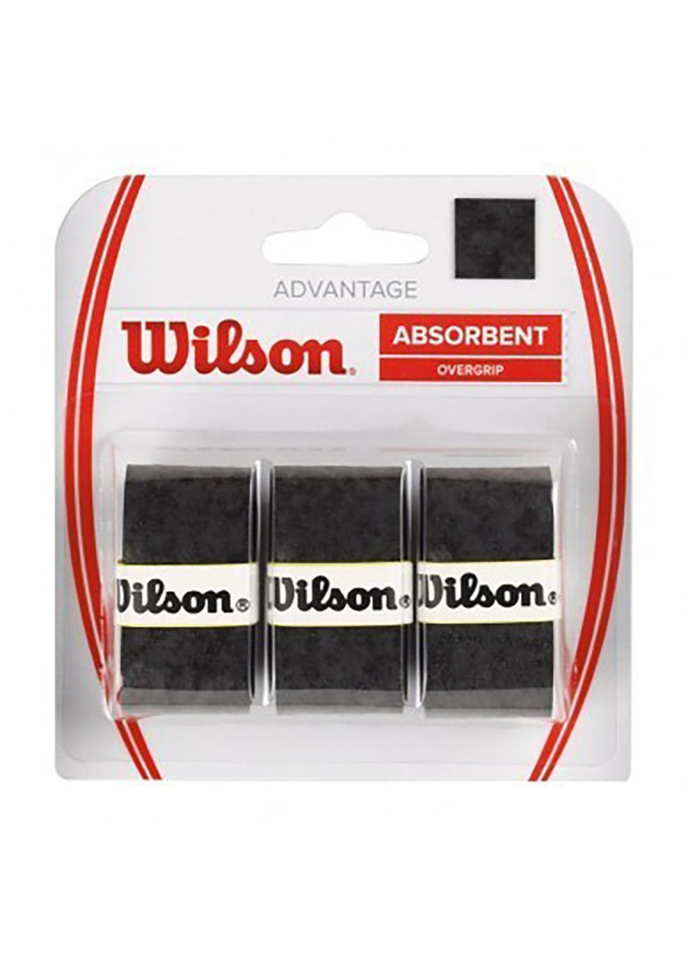 Намотка Advantage overgrip Black 3pack Wilson (282616164)
