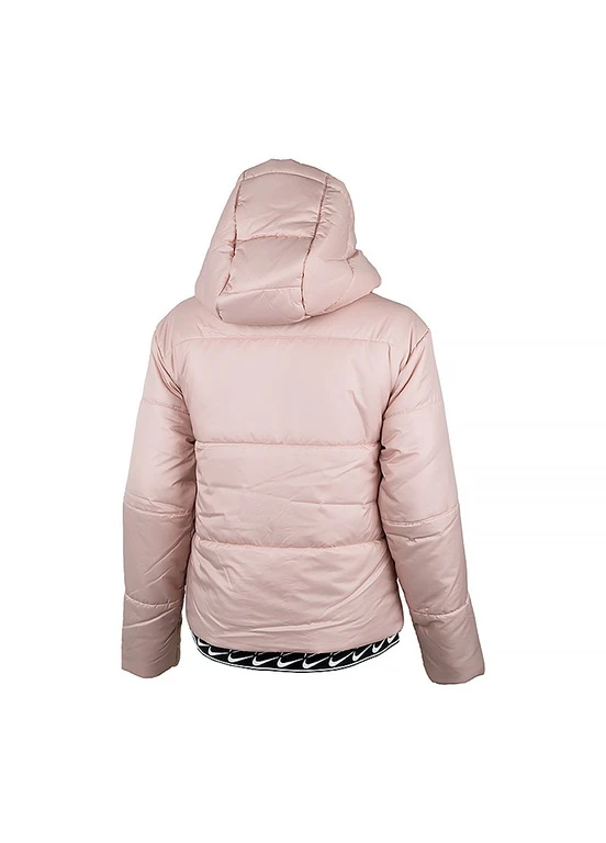 Розовая демисезонная куртка w nsw tf rpl classic tape jkt dj6997-601 Nike