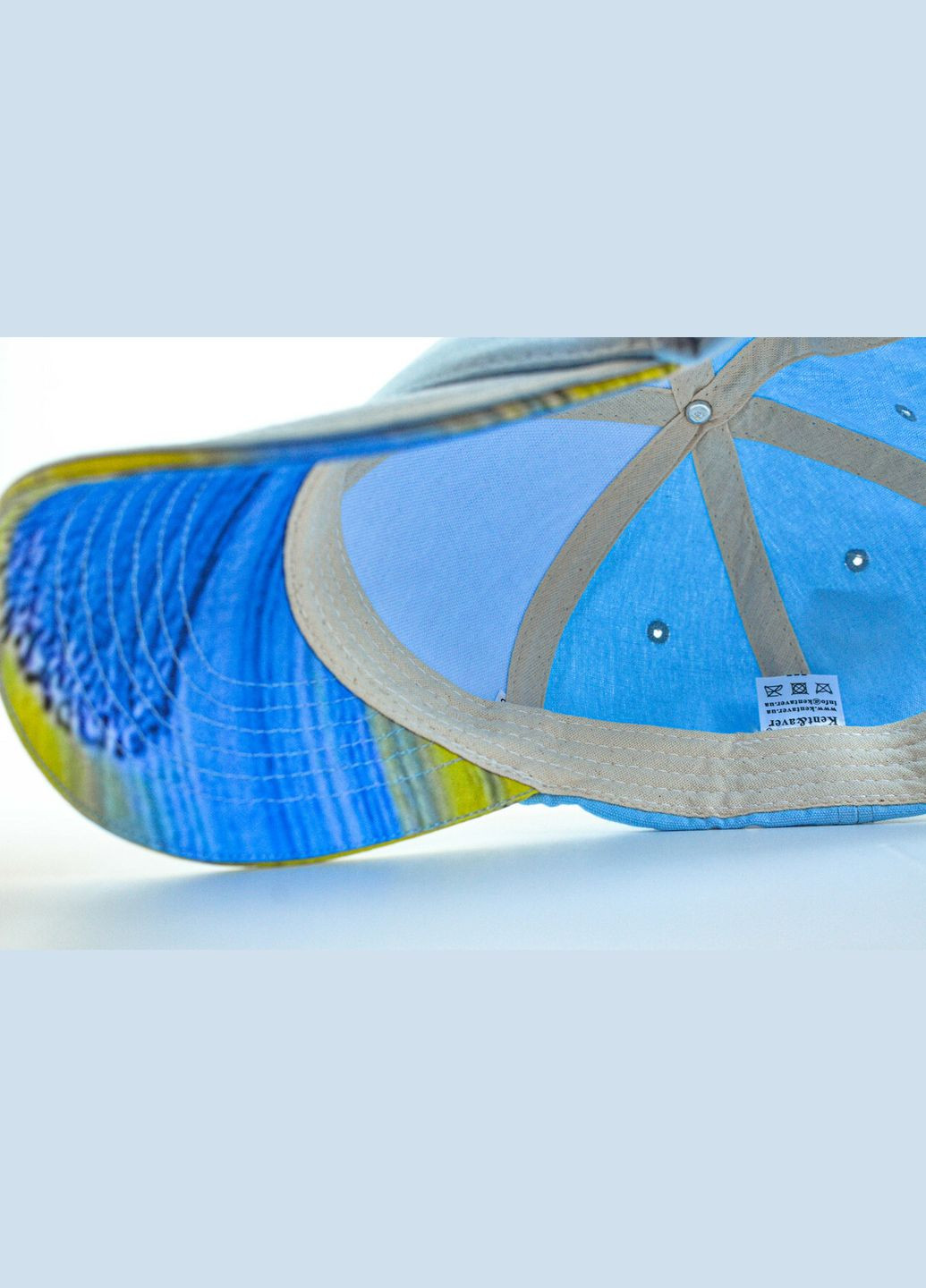 Бейсболка классическая унисекс "желто-голубая" голубая MKKT03012-1 Modna KAZKA (337145140)