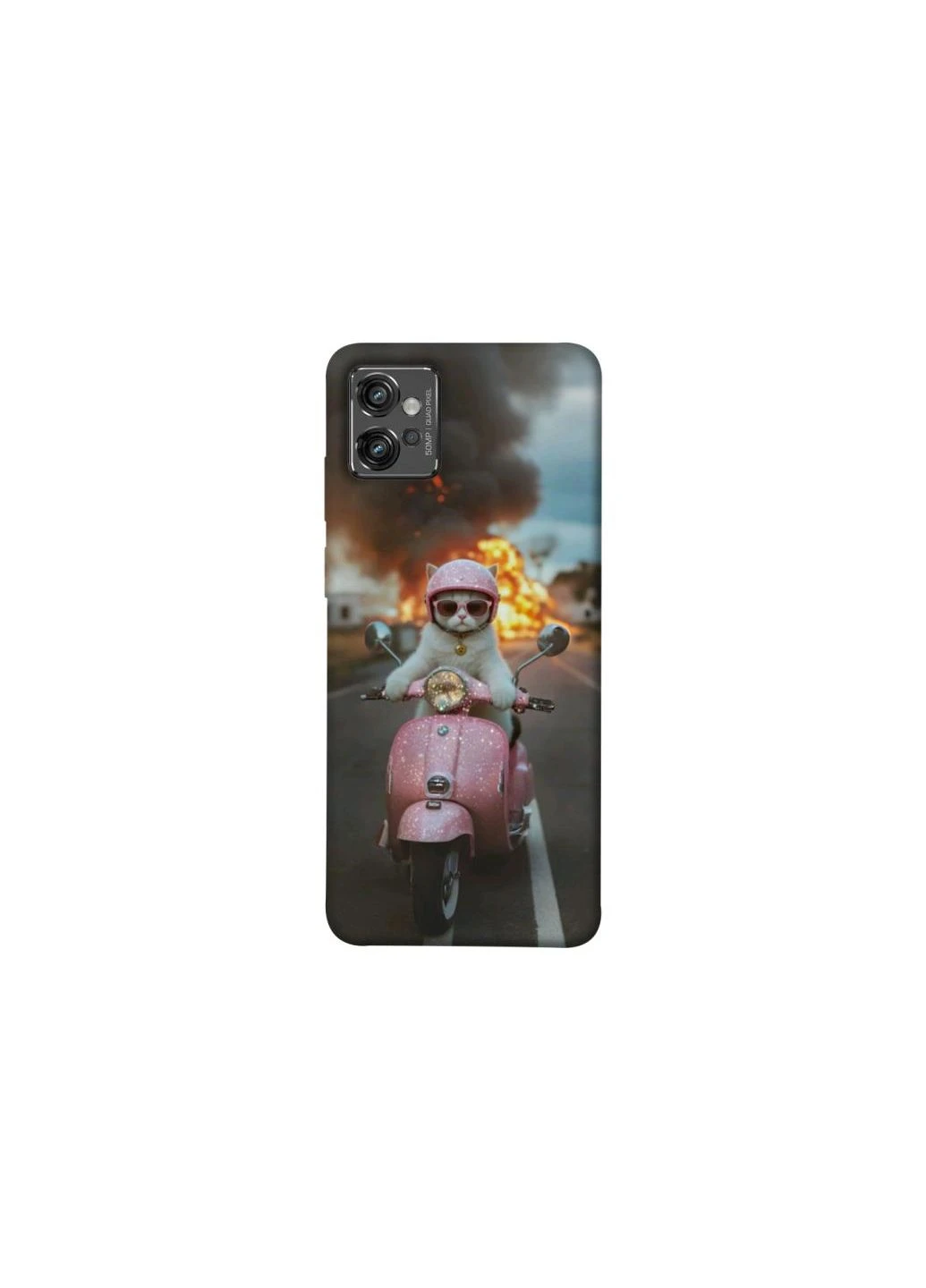 Чохол на Motorola Moto G32 Exploding Kittens ver.3 Frontalka (361335129)