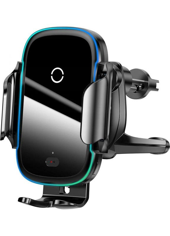 Автодержатель Wireless Charger Qi Light Electric 15W Black Baseus (298992758)