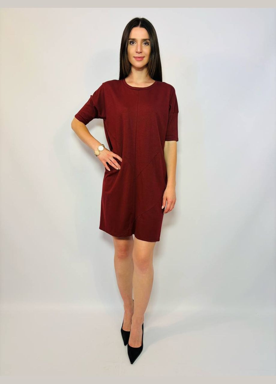 Бордовое платье Denham