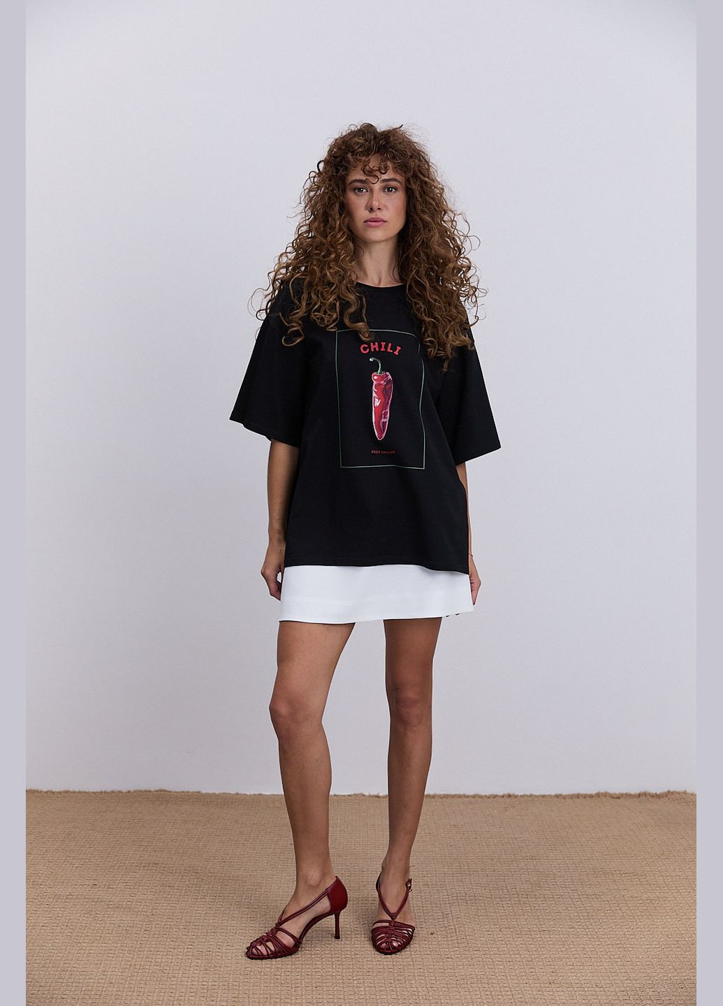 Мініспідниця з костюмної тканини блакитна Arjen (340917508)