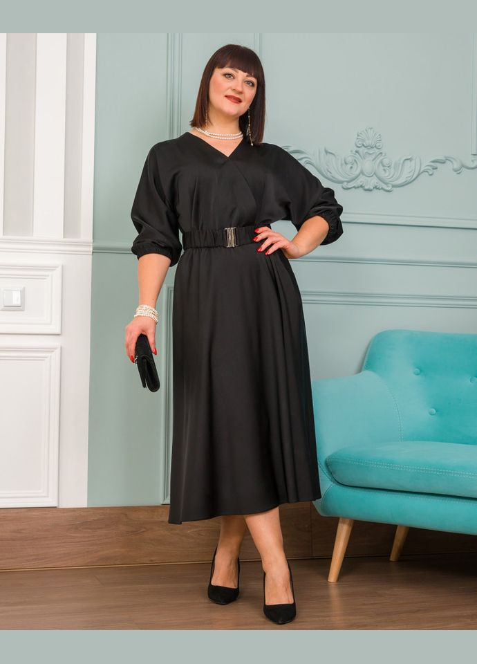 Чорна плаття 14538 Alenka Plus