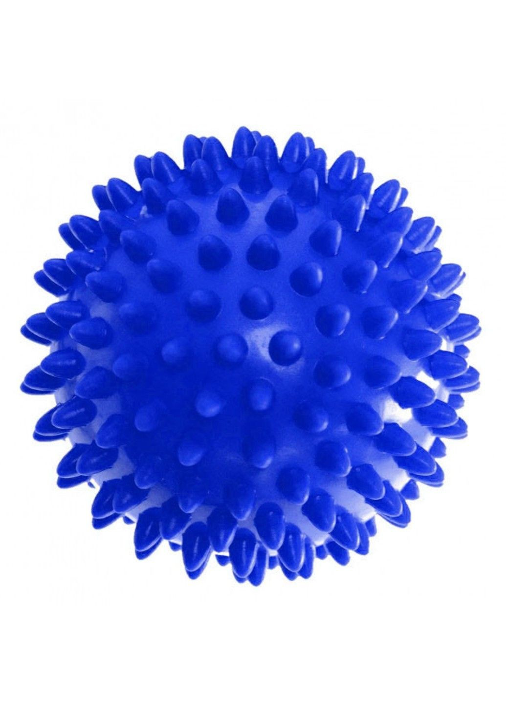 Масажний м'ячик PVC 7.5 см жорсткий EF-1063-Bl Blue EasyFit (290255586)