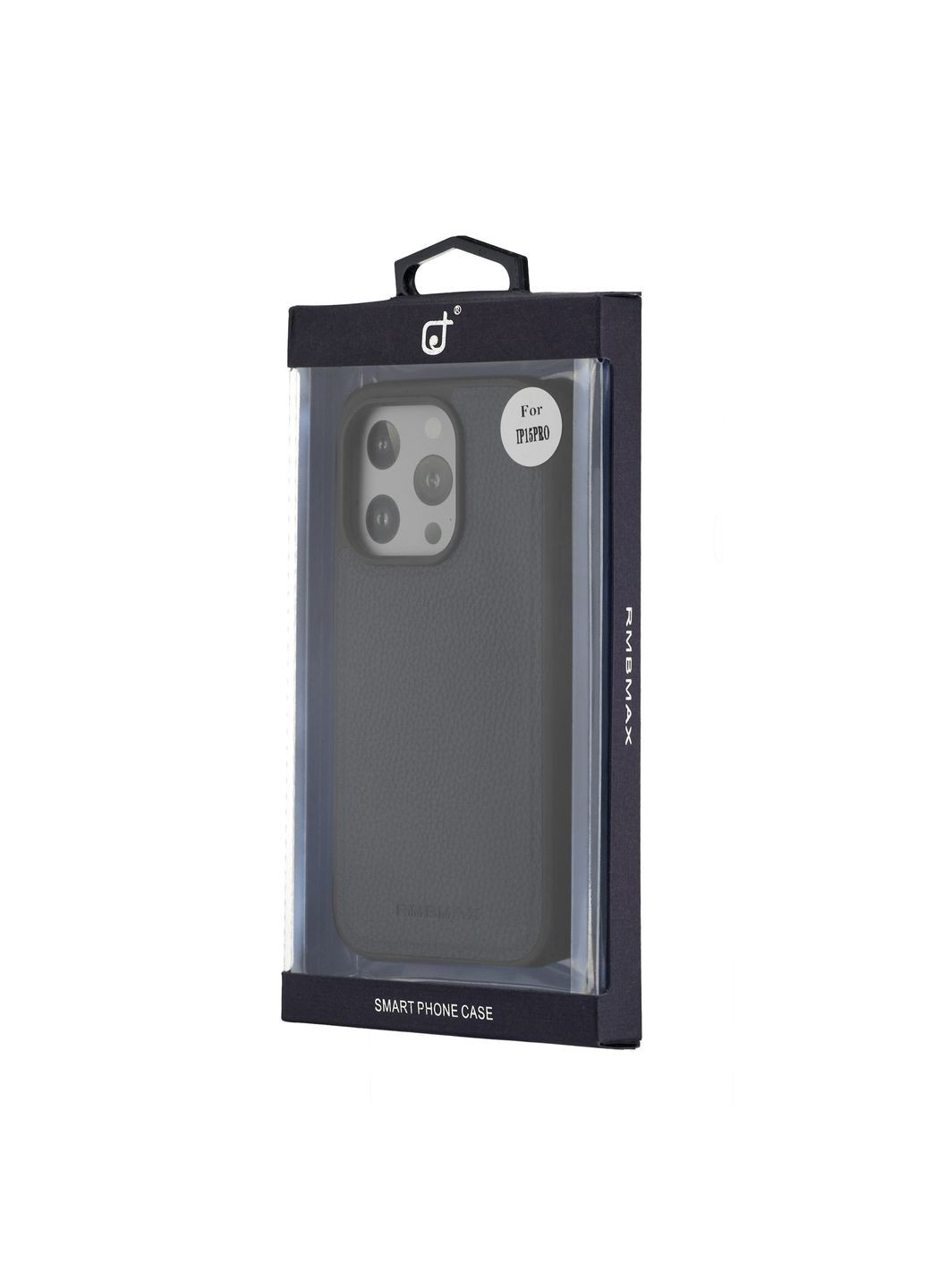 Чехол Jinduka Leather with MagSafe Black Case iPhone 15 Pro (297455015)