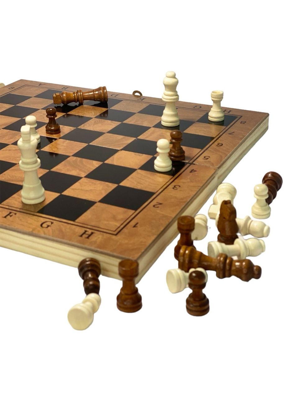 Настільна дерев'яна гра 3 в 1 дошка 39х39 G39 ( ) SNS (316141527)