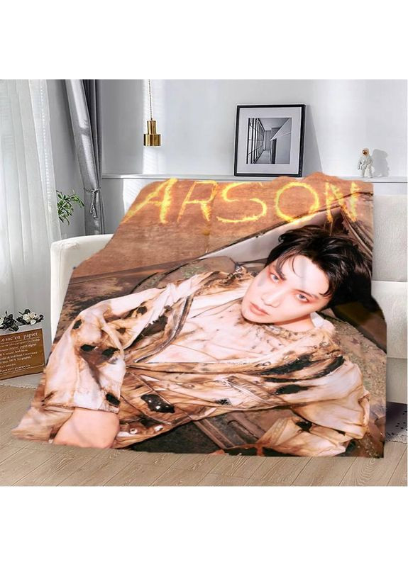 Плед 3D плюшевый на подарок J hope BTS №3 160х200 см 160 см, 135 см No Brand (358099425)