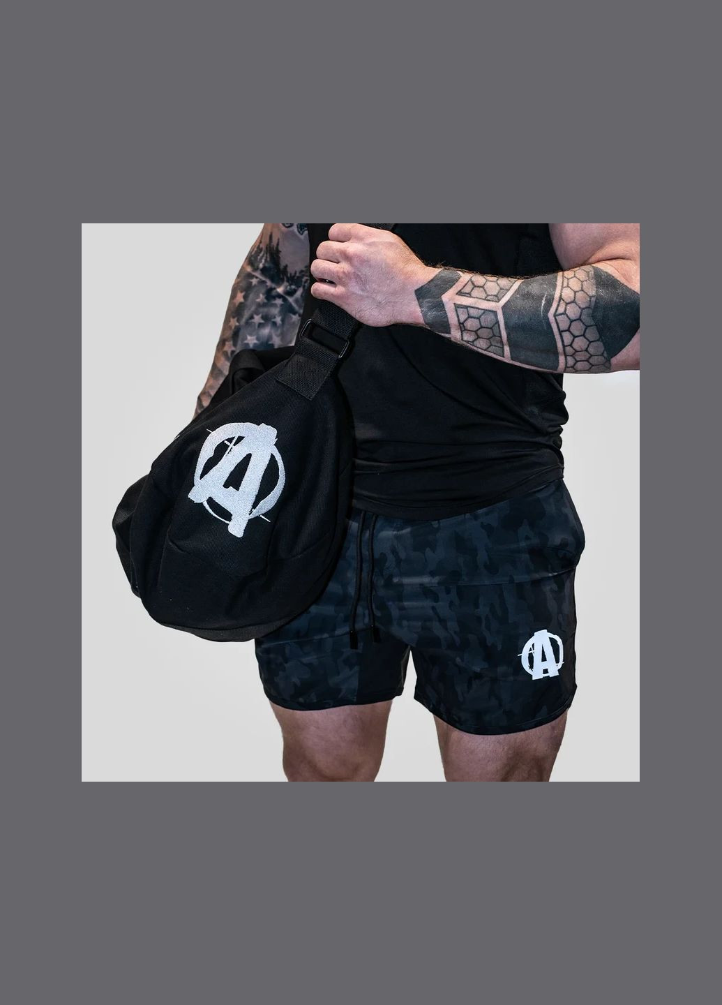 Спортивна сумка Animal Black Canvas Duffle Bag чорна (оригінал) Universal (346513300)