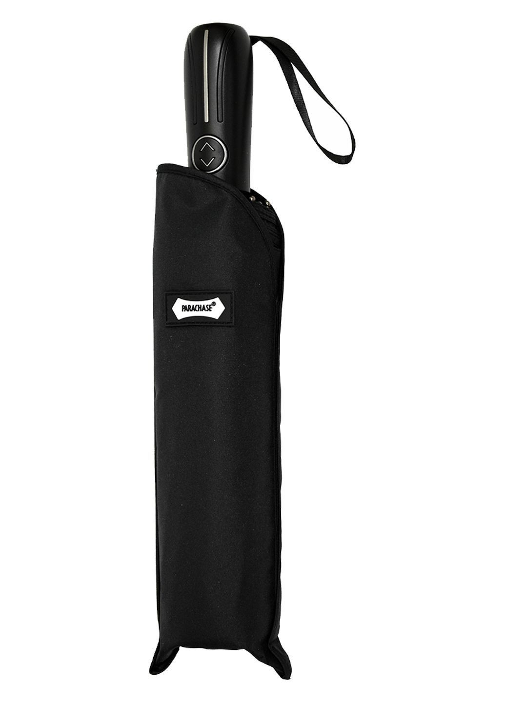 Чорна} парасолька складна 3260-01 повний автомат чорний Parachase середня система антивітер (366217269)