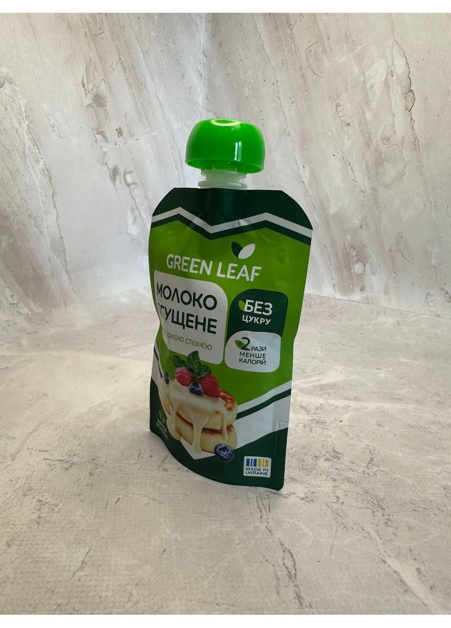 Сгущёное молоко без сахара со сладкой стевией Green Leaf 90г No Brand (323168739)