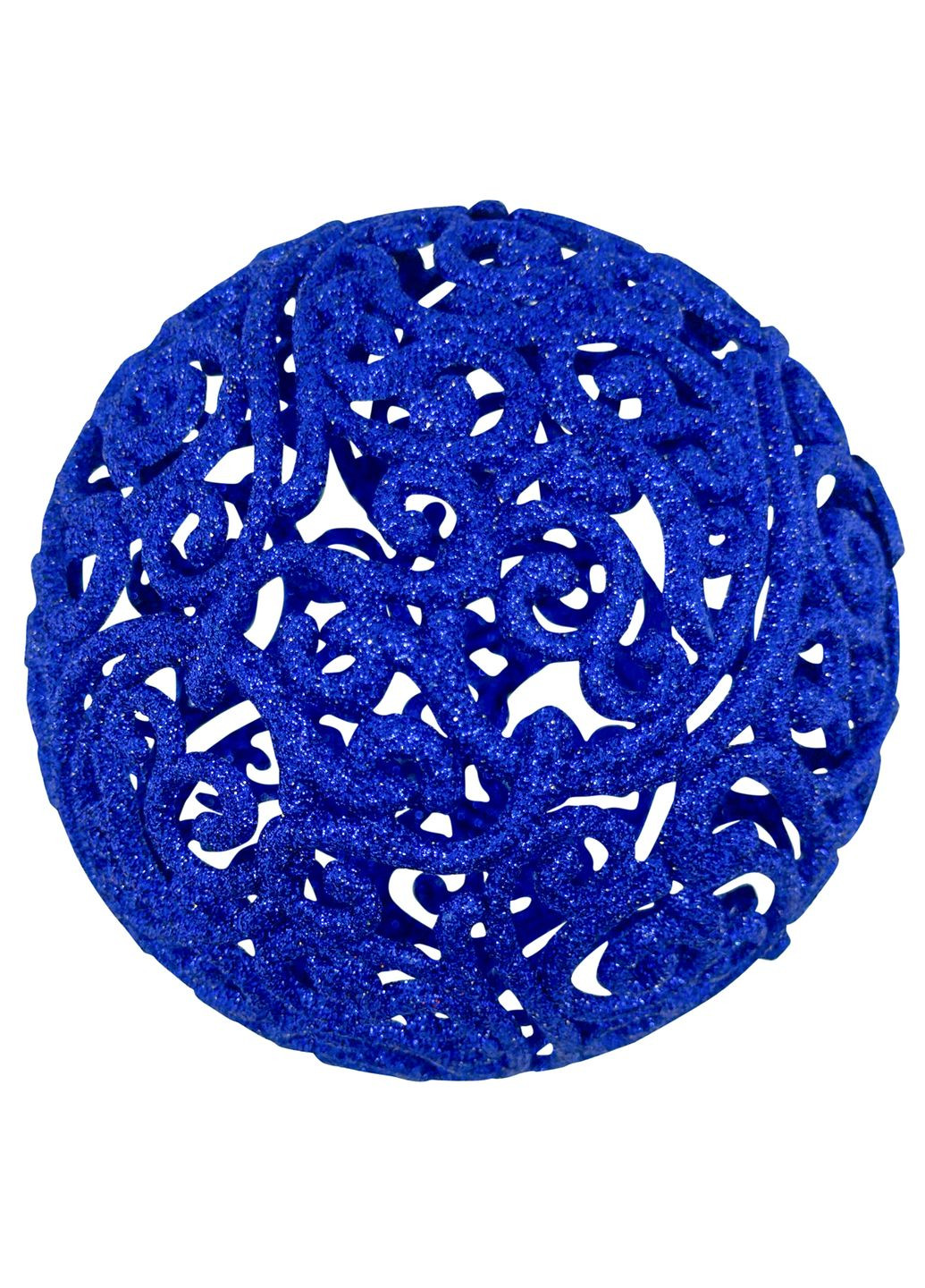 Елочный ажурный шар 6 см белый MIS LT (365628245)