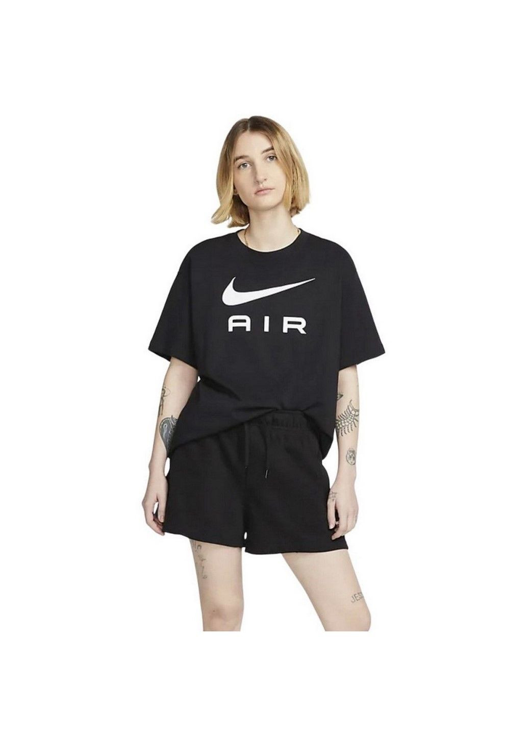Чорна літня футболка w nsw tee air bf dx7918-010 Nike