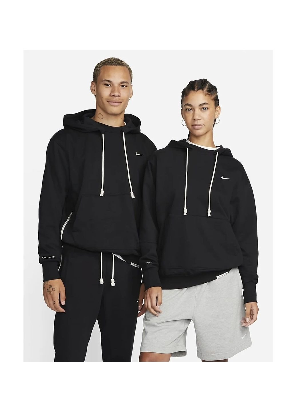 Худі чоловіче Dri-Fit Standard Issue Black Nike (364662740)