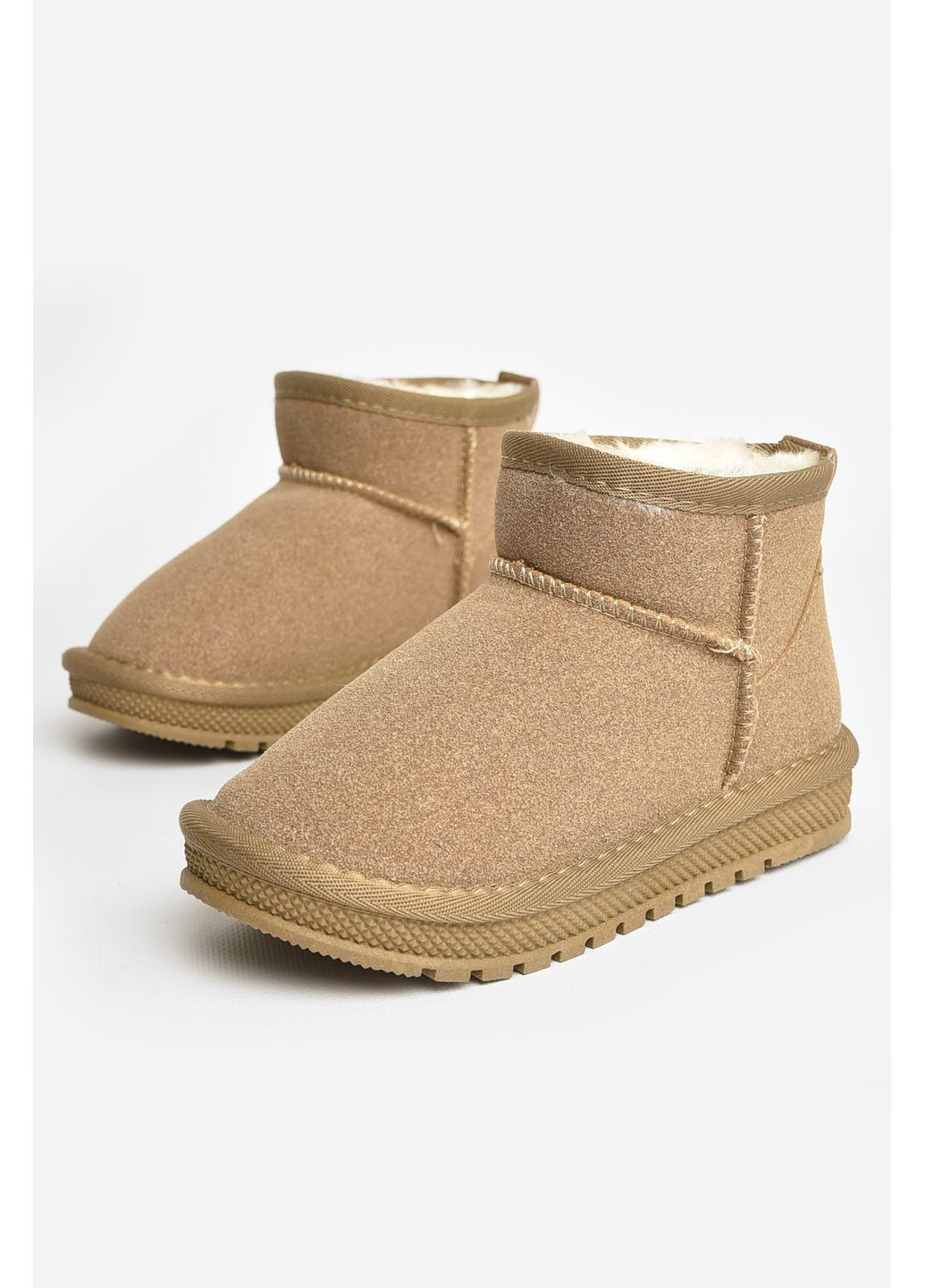 Уггі дитячі штучна замша бежевого кольору Let's Shop (367048958)