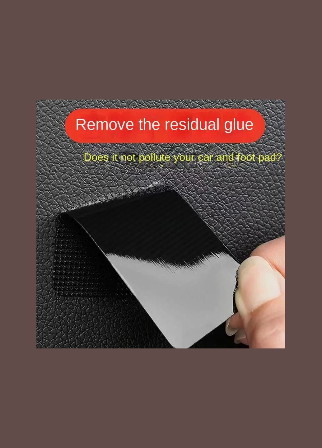 Липучки двосторонні прямокутні на клейкій основі 1.6×7 см Чорні No Brand (345701651)