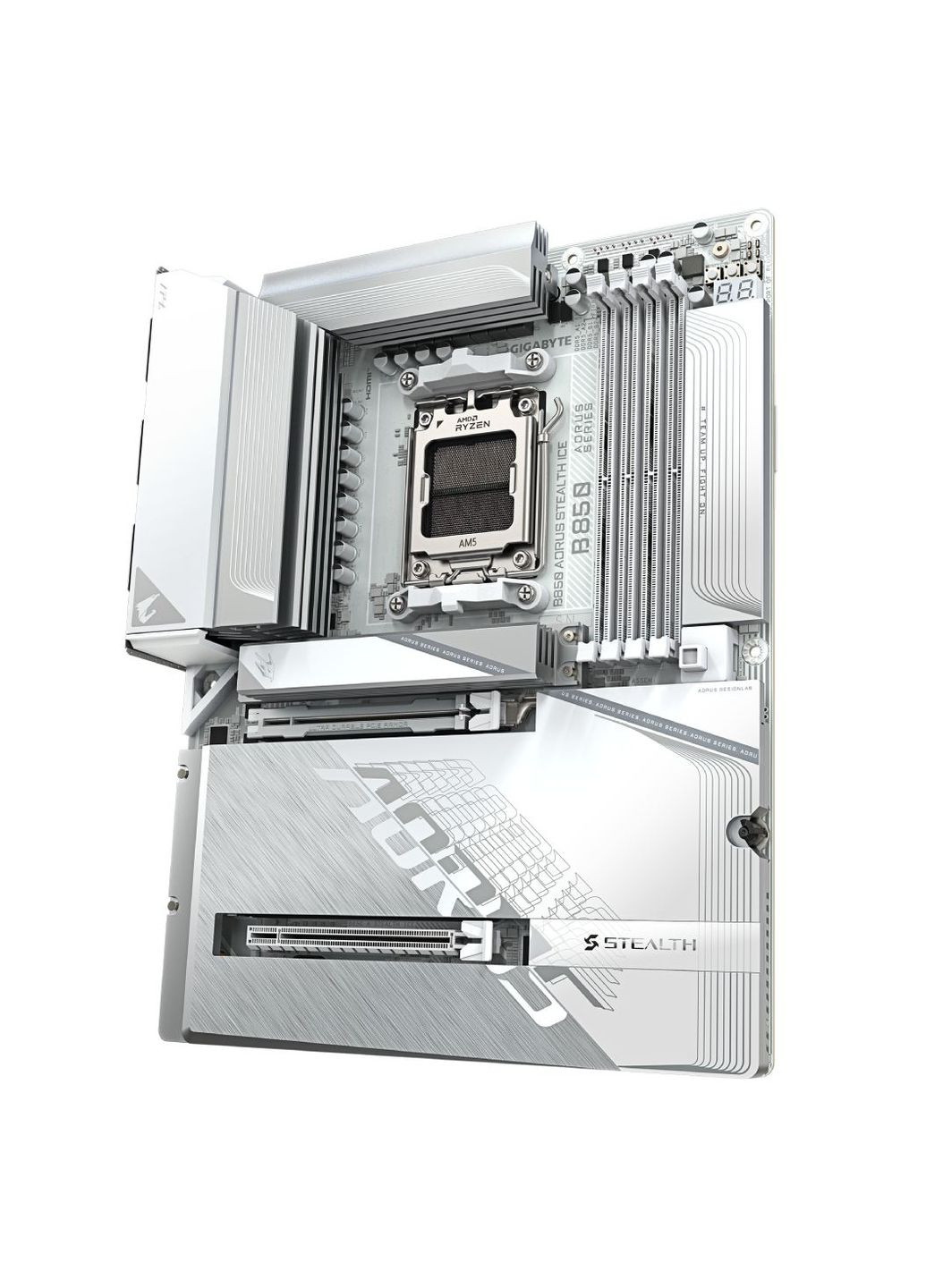 Материнська плата B850 A STEALTH ICE Gigabyte (368575897)