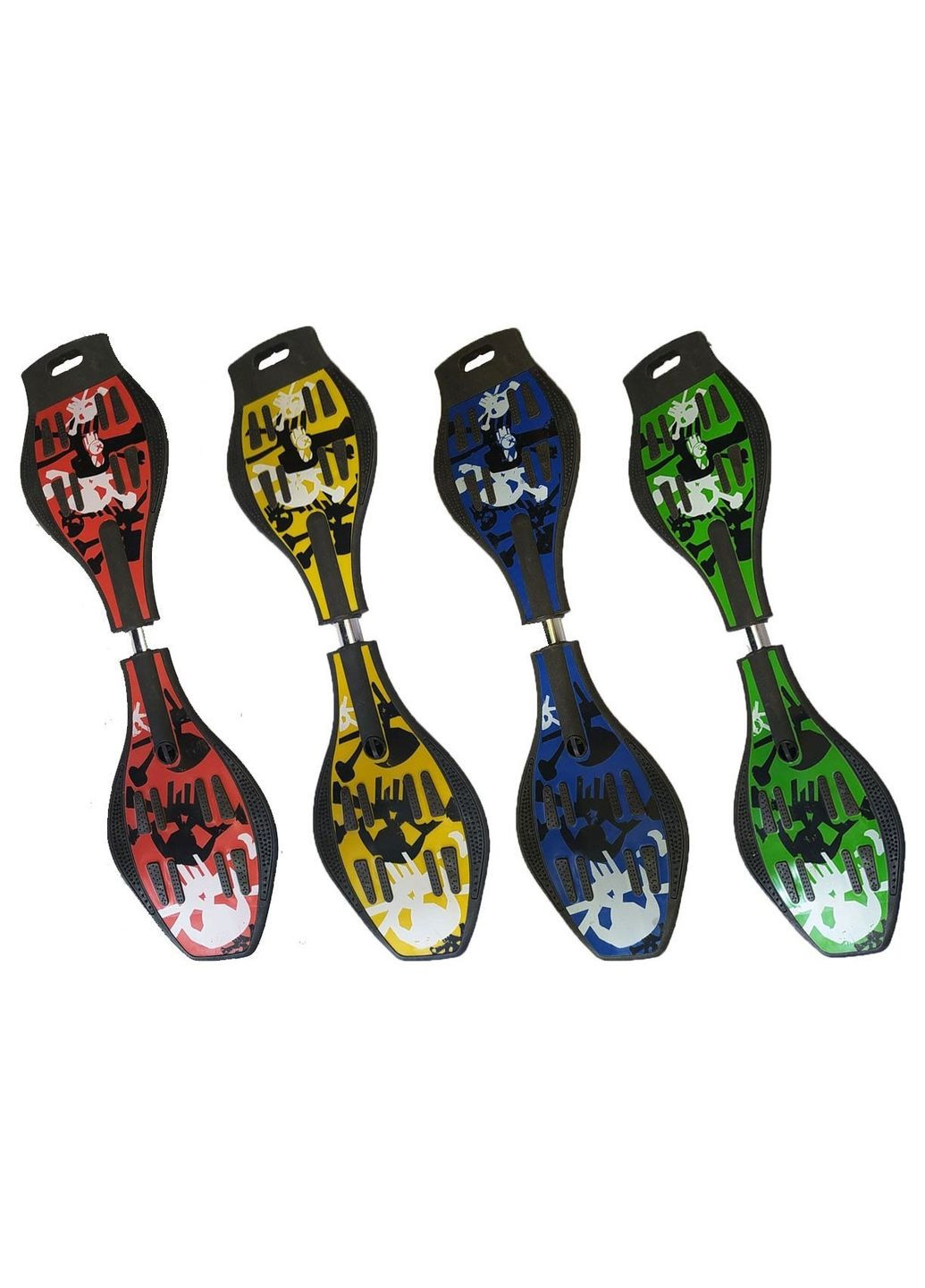 Двоколісний скейт (ripstik) 632 (червоний) (червоний) Bavar Sport (367983252)