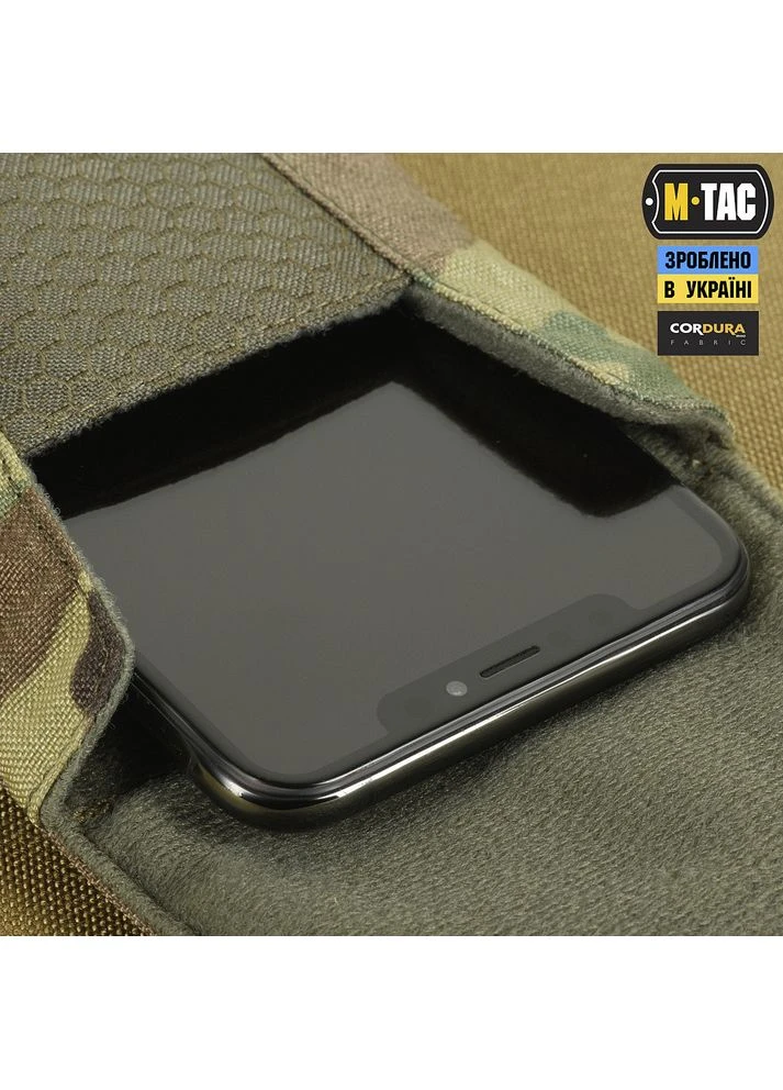 Тактичний підсумок для телефону Molle мультикам Elite Large Hex Multicam/Ranger Green, розмір 18.5 х 10.5 см M-TAC (396651018)