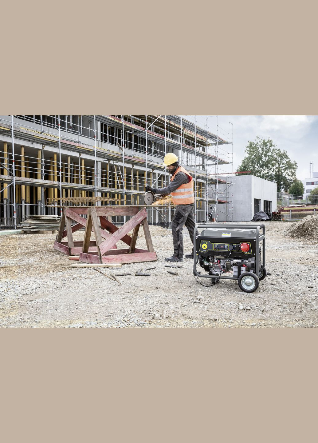 Генератор PGG 3/1 бензиновий, 230В, електростарт, max 3кВт, AVR KARCHER (314781042)