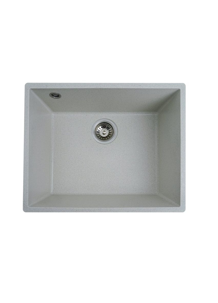 Гранітна мийка для кухні OASIS 5444 матова Біла в крапку Valeso (336934491)