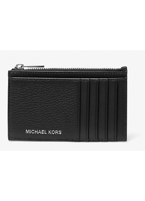 Кошелек, чехол на банковские карты Cooper Slim Pebbled Leather Zip Wallet Michael Kors (362490004)