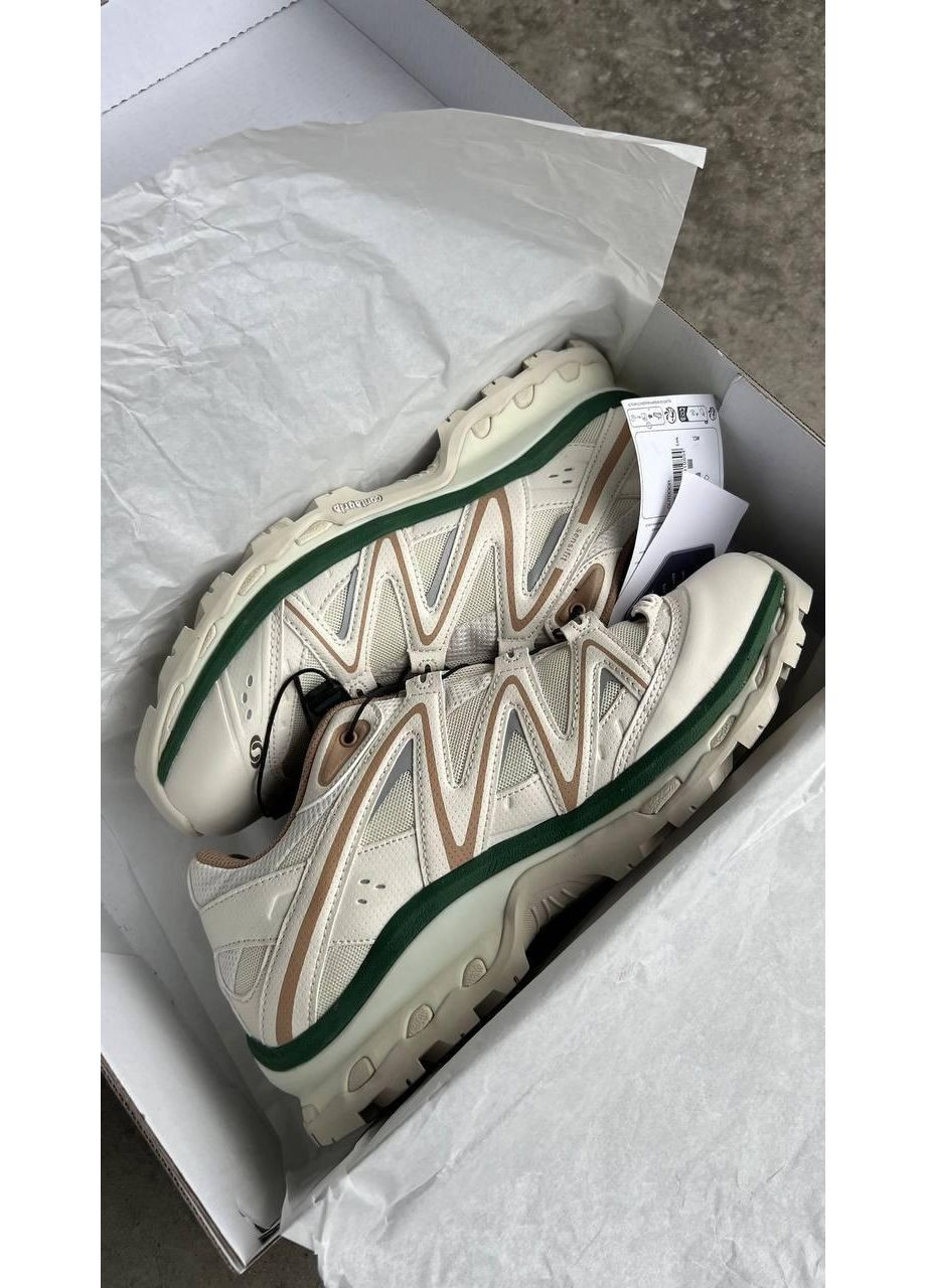 Бежеві Осінні кросівки чоловічі salomon xt-quest white lotus саломон xt-6 No Brand