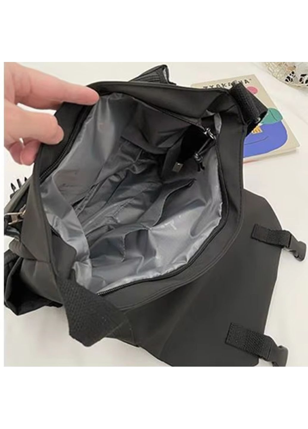 Сумка через плечо молодежная Lipano, студенческая школьная нейлоновая сумка DEMI DO (365963644)