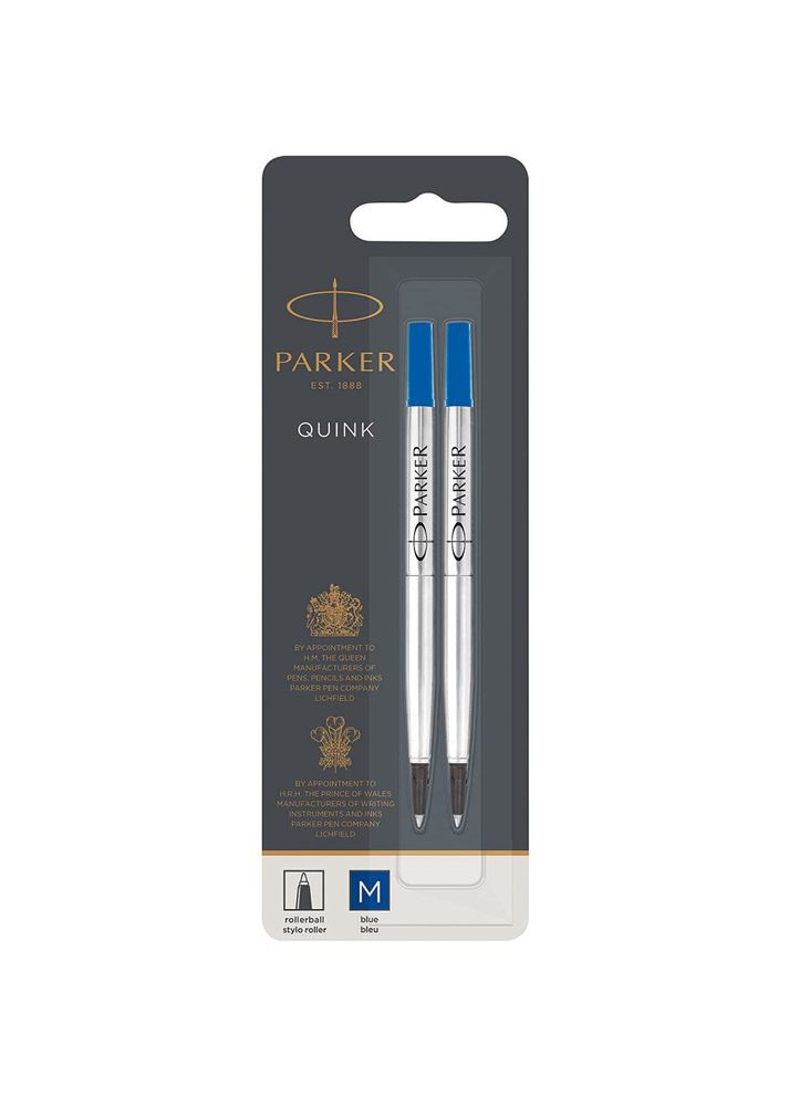 Стрижні ролер. син. M блистер 2шт 10 122BLU2official Parker (372666616)