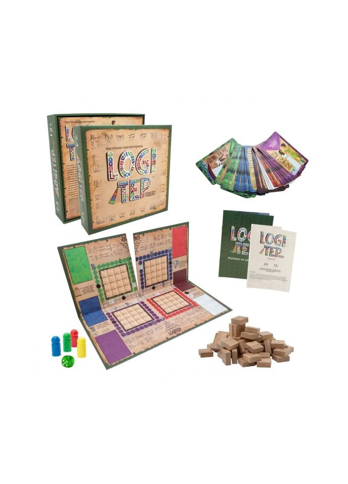 Настільна гра-вікторина "Logi Tep" 30269 українською мовою Strateg (367972698)