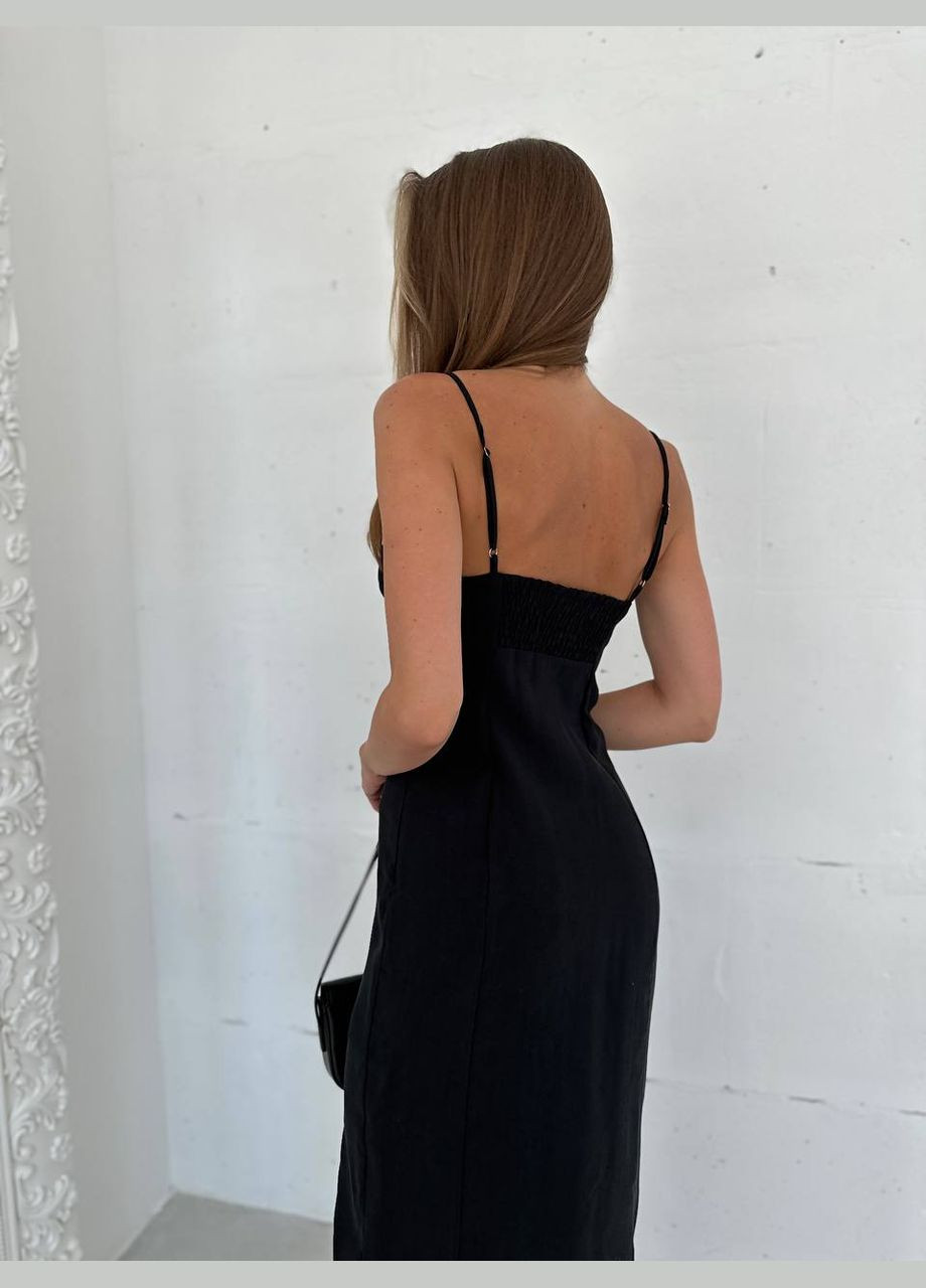 Черное кэжуал сукня Zarema