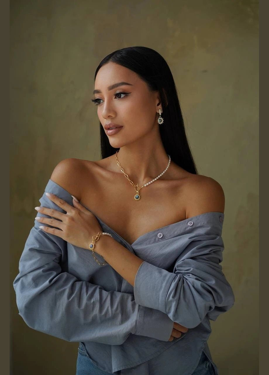 Колье "Suny Chrome" Le'Perle (312519959)